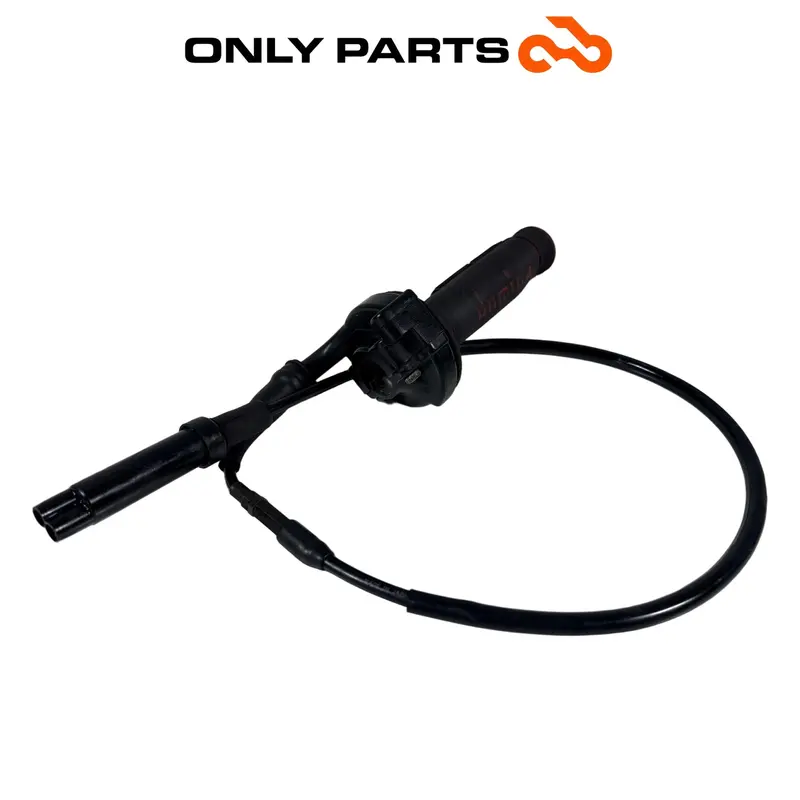 MANOPOLA DESTRA DX GAS CON COMANDO E CAVO ACCELERATORE YAMAHA DT 125 2005 / OEM — 4