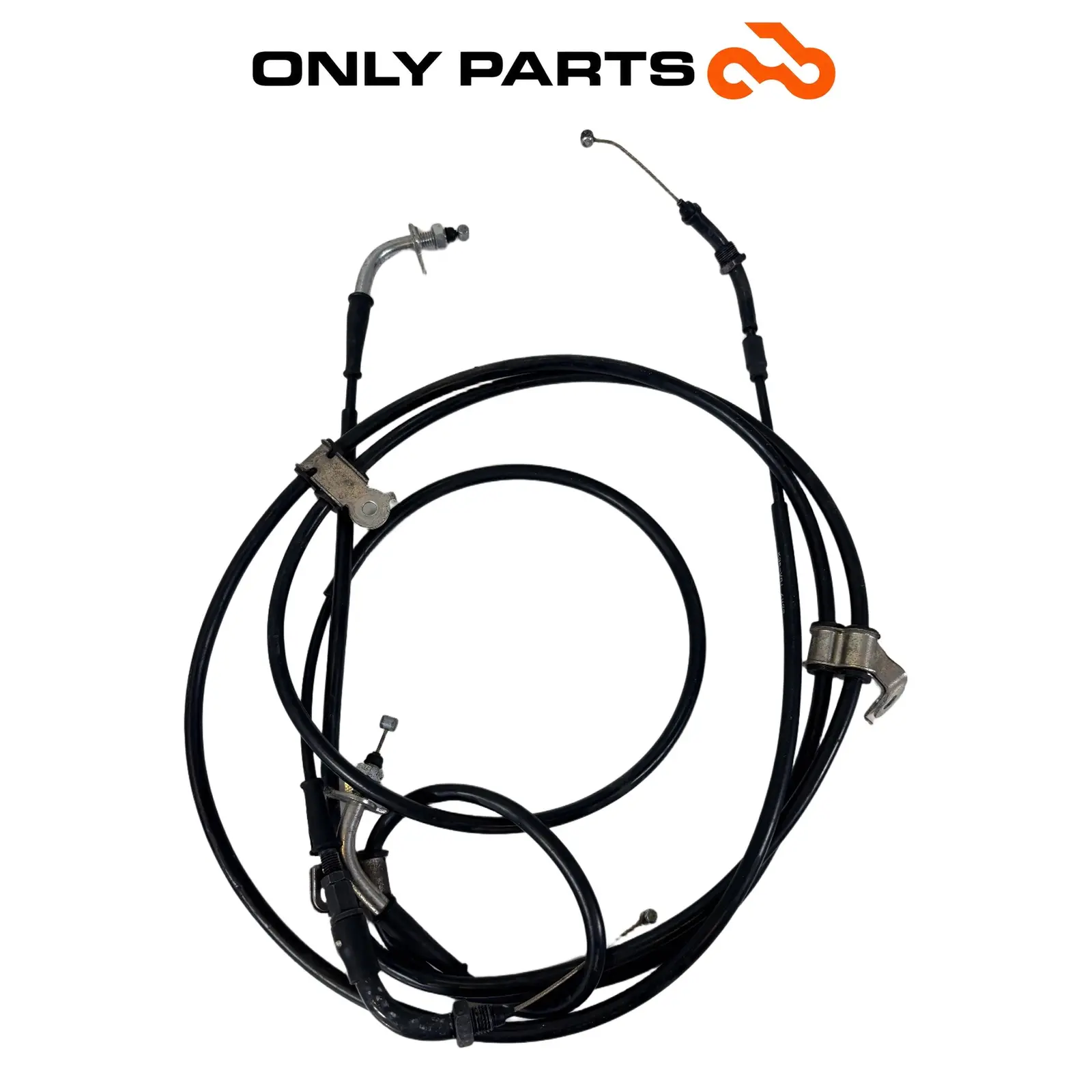 CAVI ACCELERATORE GAS HONDA PCX 125 2014 COPPIA THROTTLE CABLE ORIGINALI Honda PCX 125cc usato — foto reale 3
