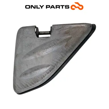 Coppia pedane passeggero posteriore Honda SH 300cc 2011 Grigio usato — foto reale 7