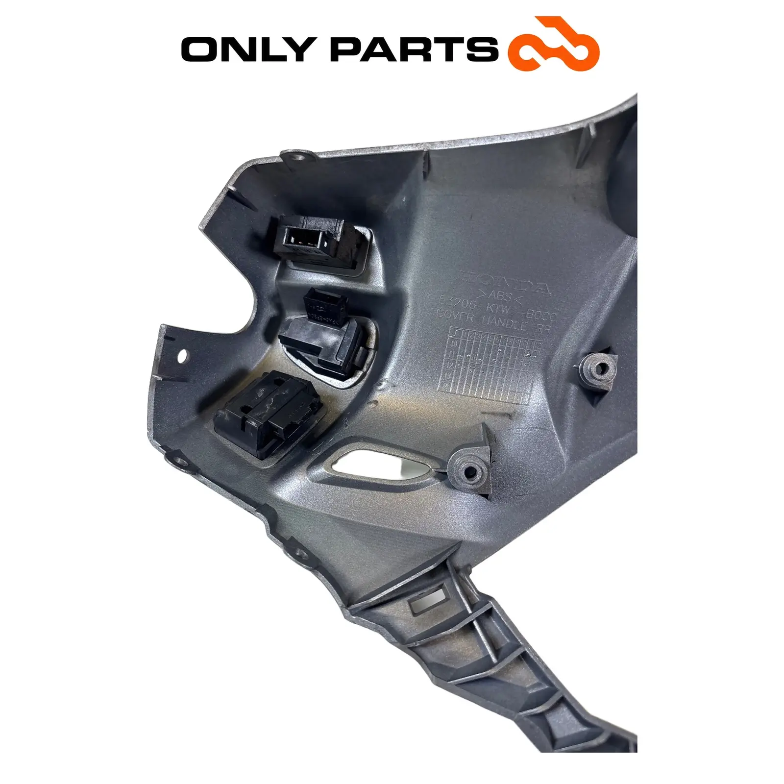 Coprimanubrio Posteriore Con Comandi Devioluci Honda SH 300 2011 53206-KTW-B000 Honda SH 300cc 2011 Grigio usato — foto reale 8