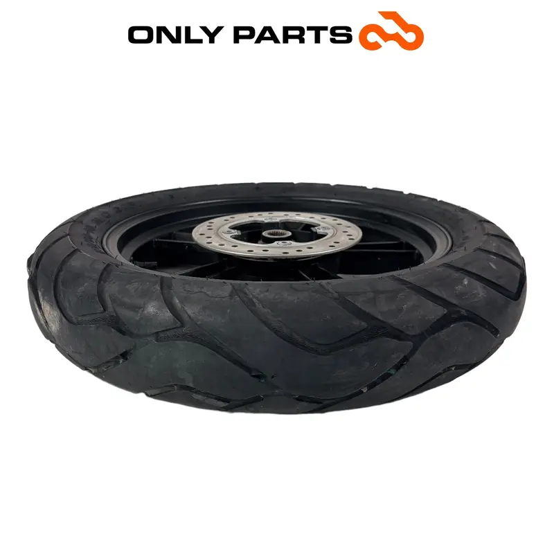 CERCHIO POSTERIORE RUOTA 16 + DISCO GARELLI XO 125 2010 REAR WHEEL RIM ORIGINALE — 3