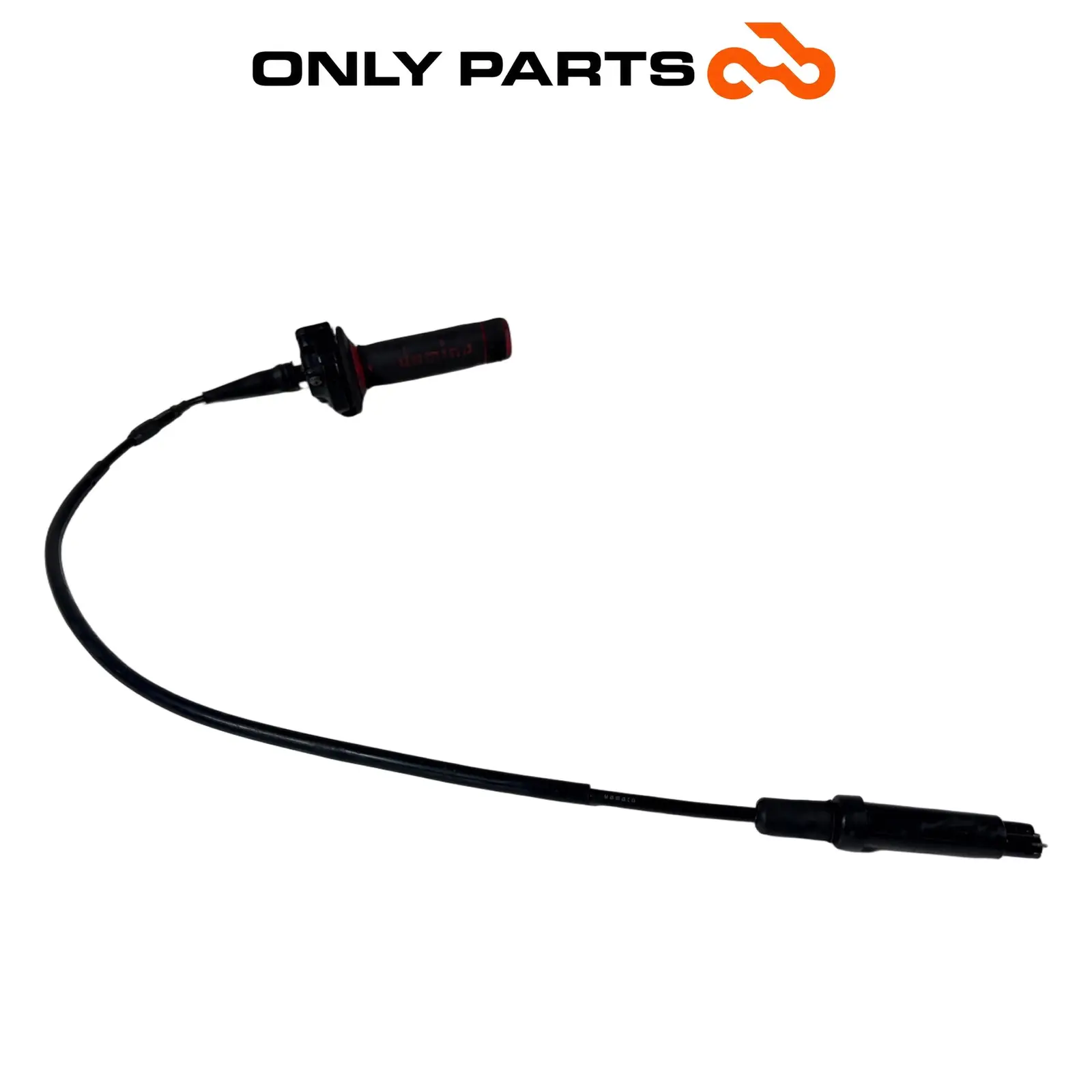 Manopola DX / comando gas + cavo gas Yamaha DT 125cc usato — foto reale 5