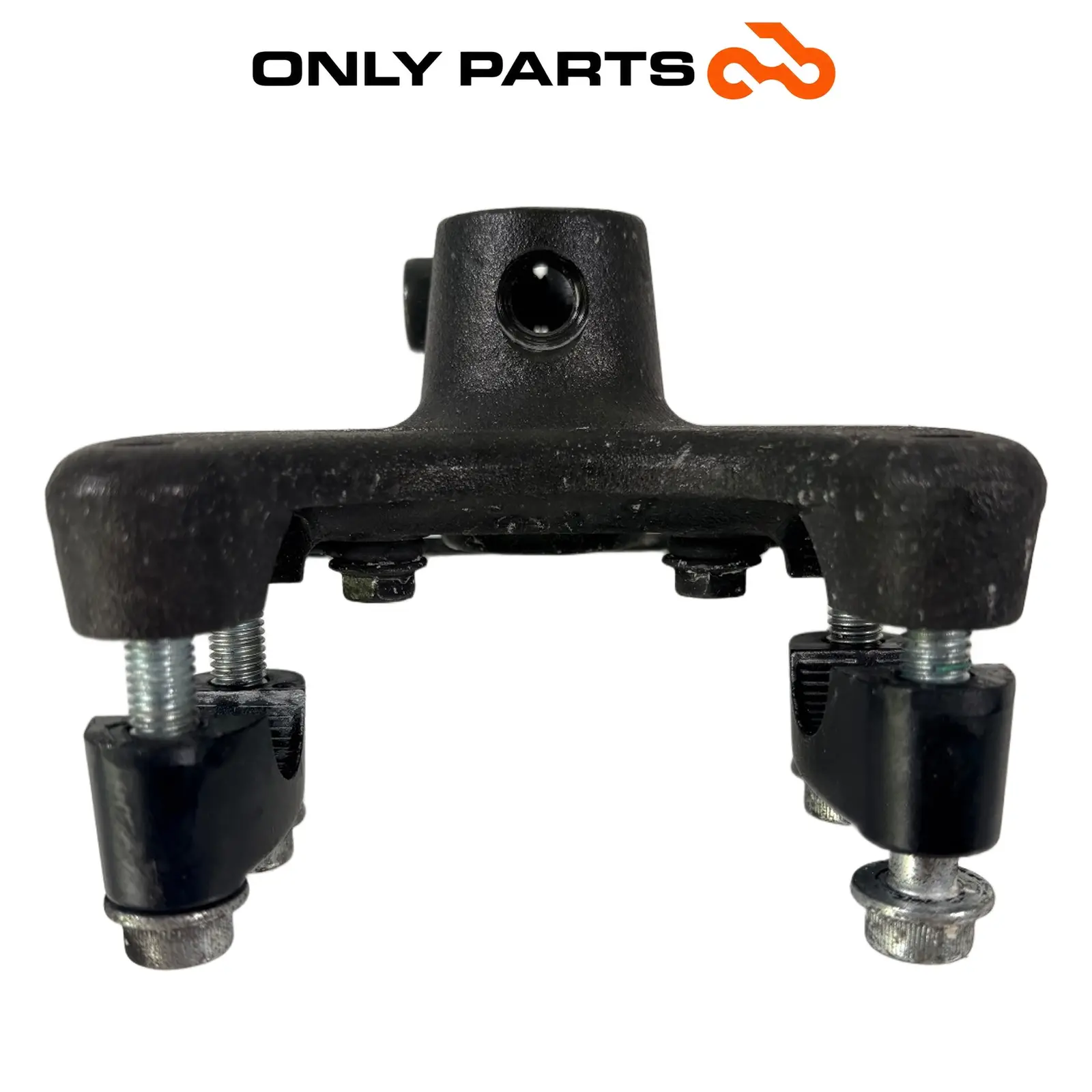 Staffa supporto sterzo / manubrio Suzuki Burgman 400cc 2004 Grigio usato — foto reale 1