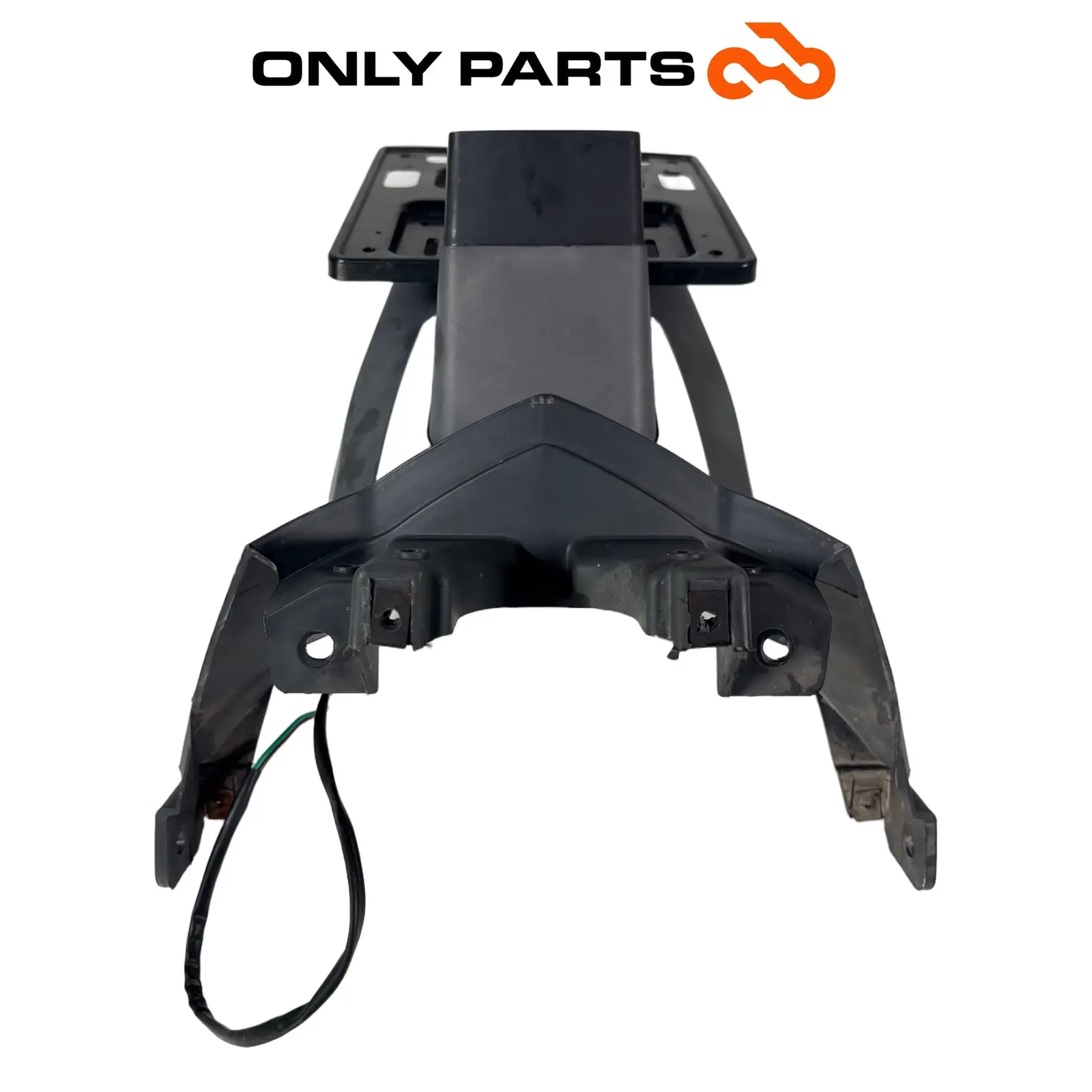 parafango posteriore / portatarga Garelli XO 125cc 2010 Grigio usato — foto reale 4