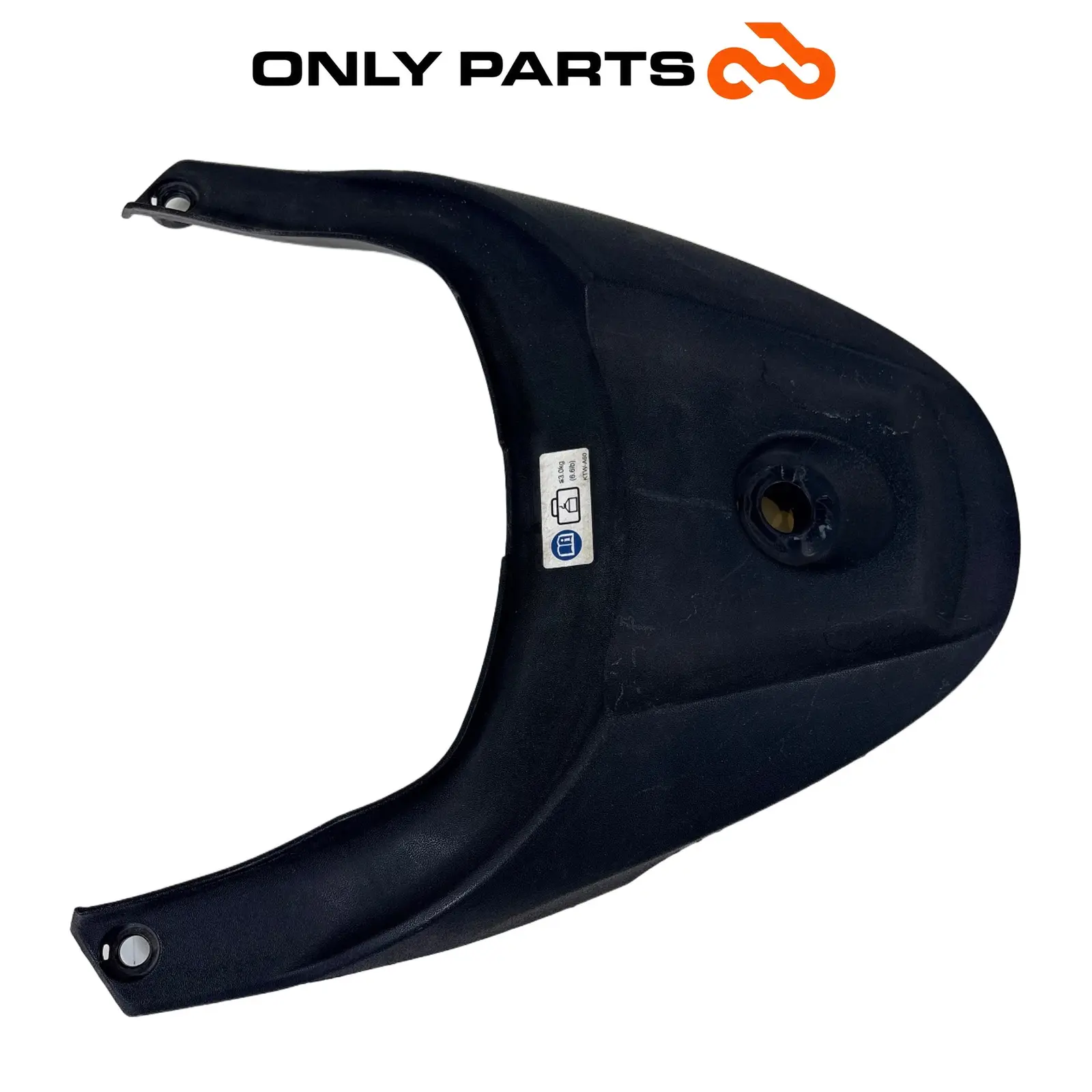 Cover Centrale Posteriore Tappo Serbatoio Honda SH 300 2011 OEM 83700-KTW-B000 Honda SH 300cc 2011 Grigio usato — foto reale 3
