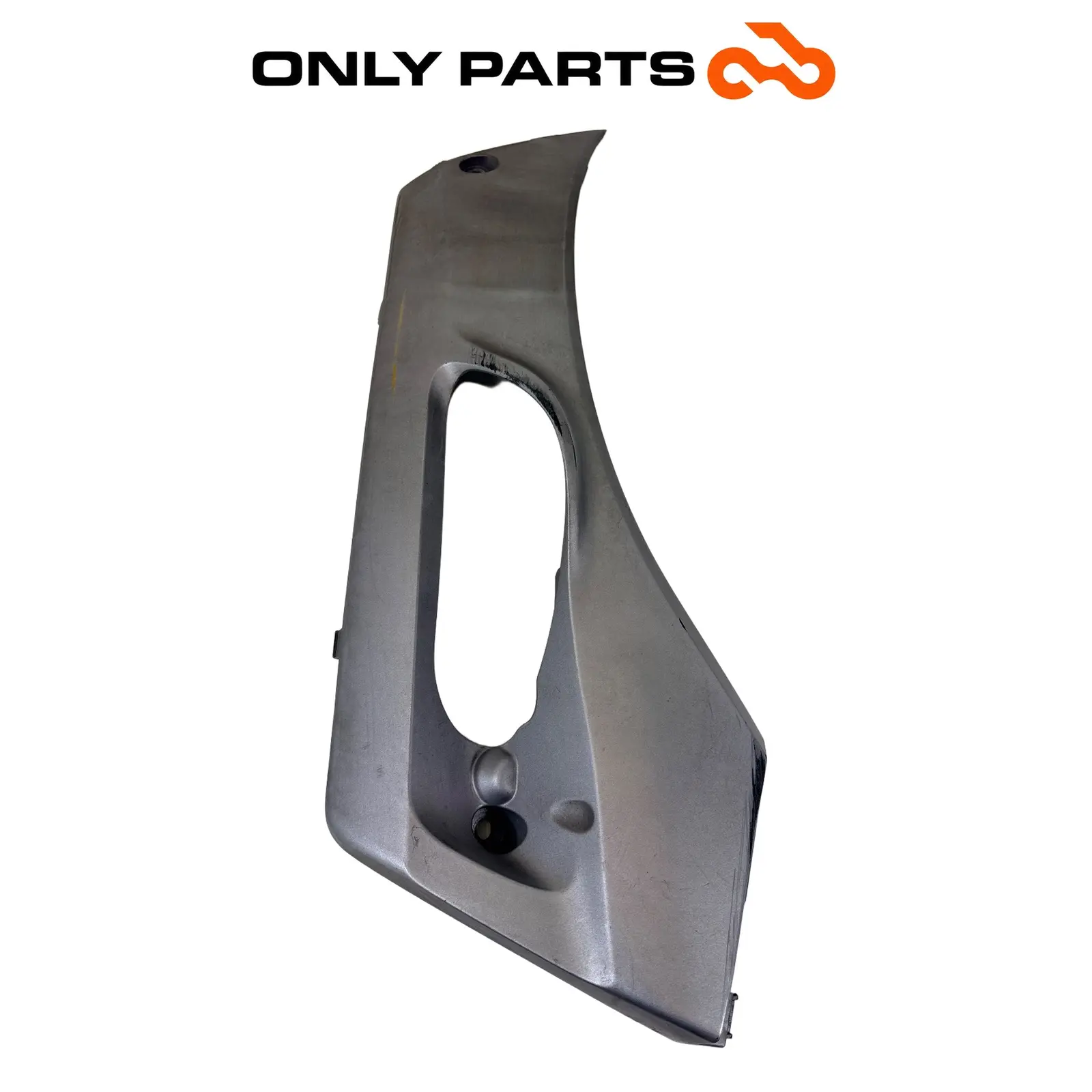 Carena Sottopedana Sinistra Grigio Honda SH 300 2011 OEM 64326-KTW-9000 L Lower Honda SH 300cc 2011 Grigio usato — foto reale 4