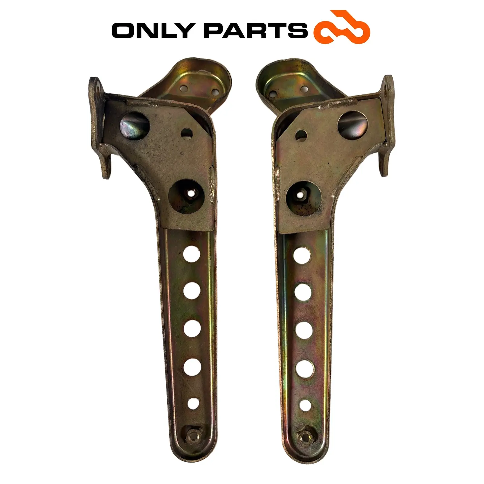coppia staffe supporto pedana Suzuki Burgman 400cc 2004 Grigio usato — foto reale 5