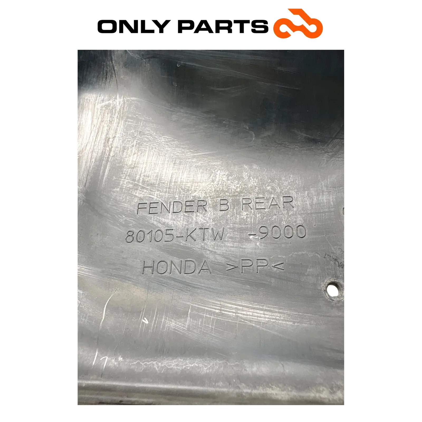 Parafango Posteriore Interno Paraspruzzi Honda SH 300 2011 OEM 80105-KTW-9000 Honda SH 300cc 2011 Grigio usato — foto reale 7