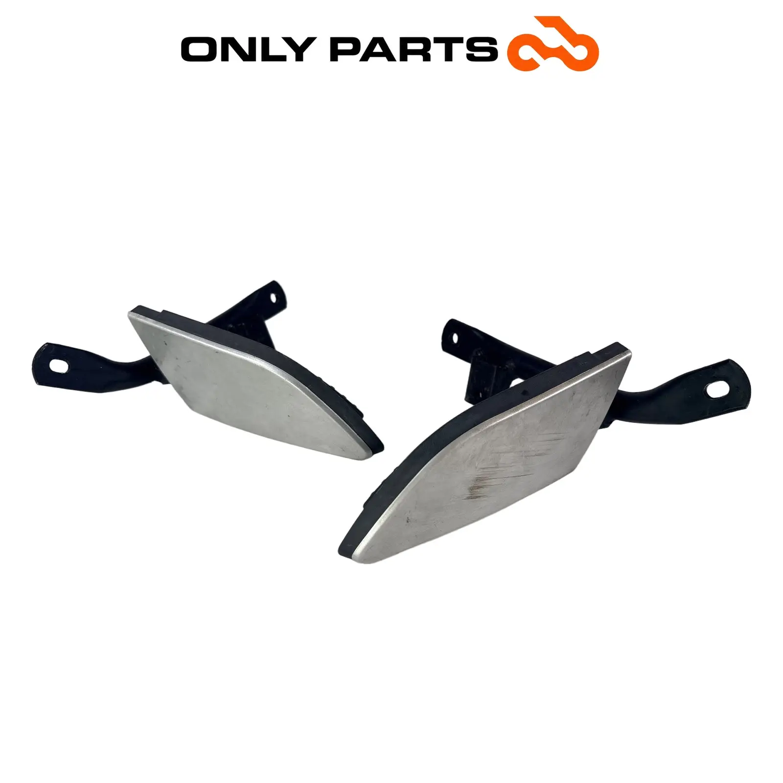 Coppia pedane passeggero posteriore Garelli XO 125cc 2010 Grigio usato — foto reale 5