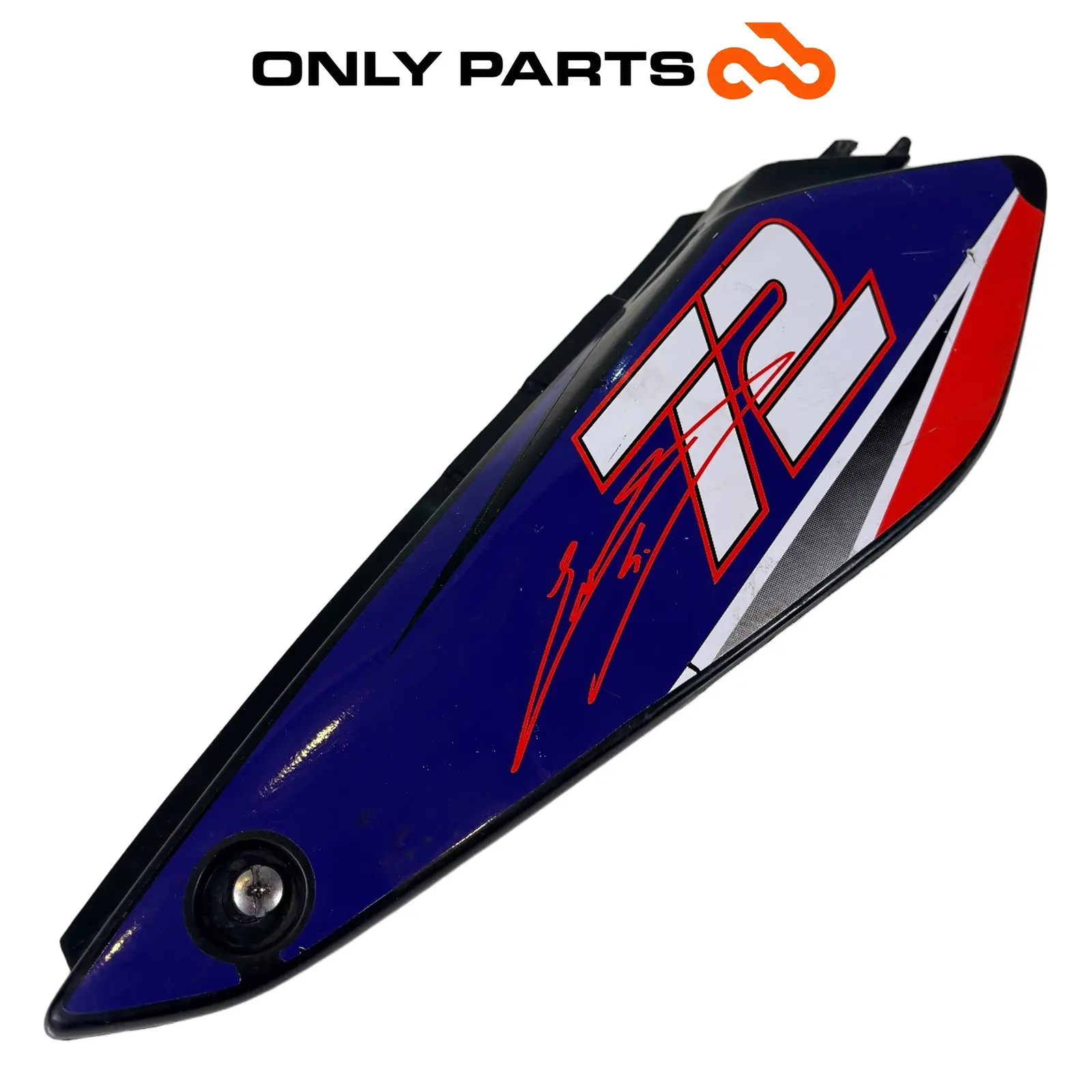 Fianchetto posteriore SX Yamaha DT 125cc 2005 usato — foto reale 2