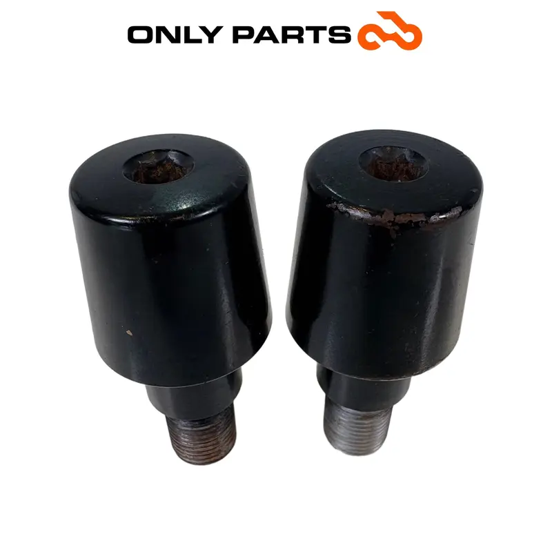 COPPIA CONTRAPPESI MANUBRIO TERMINALI YAMAHA X-MAX 250 2008 / BAR ENDS OEM — 4
