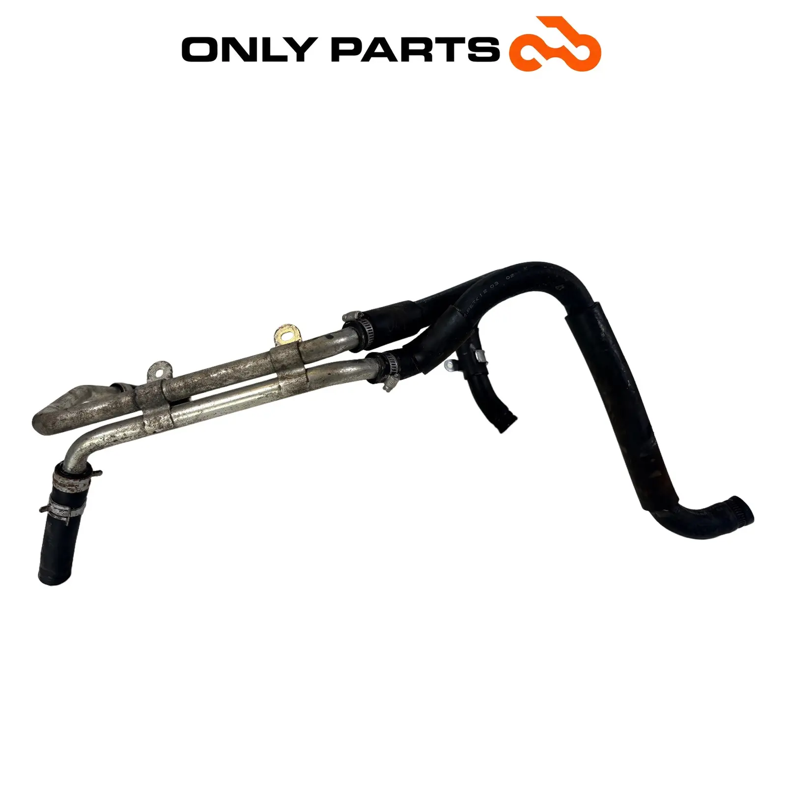 Coppia tubi rigidi radiatore acqua Honda SH 300cc 2011 Grigio usato — foto reale 3