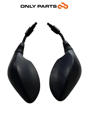 Used REAR VIEW MIRRORS PAIR RIGHT LEFT HONDA PCX 125 2011 OEM Honda PCX 125cc 2011 Grigio — real photo 4