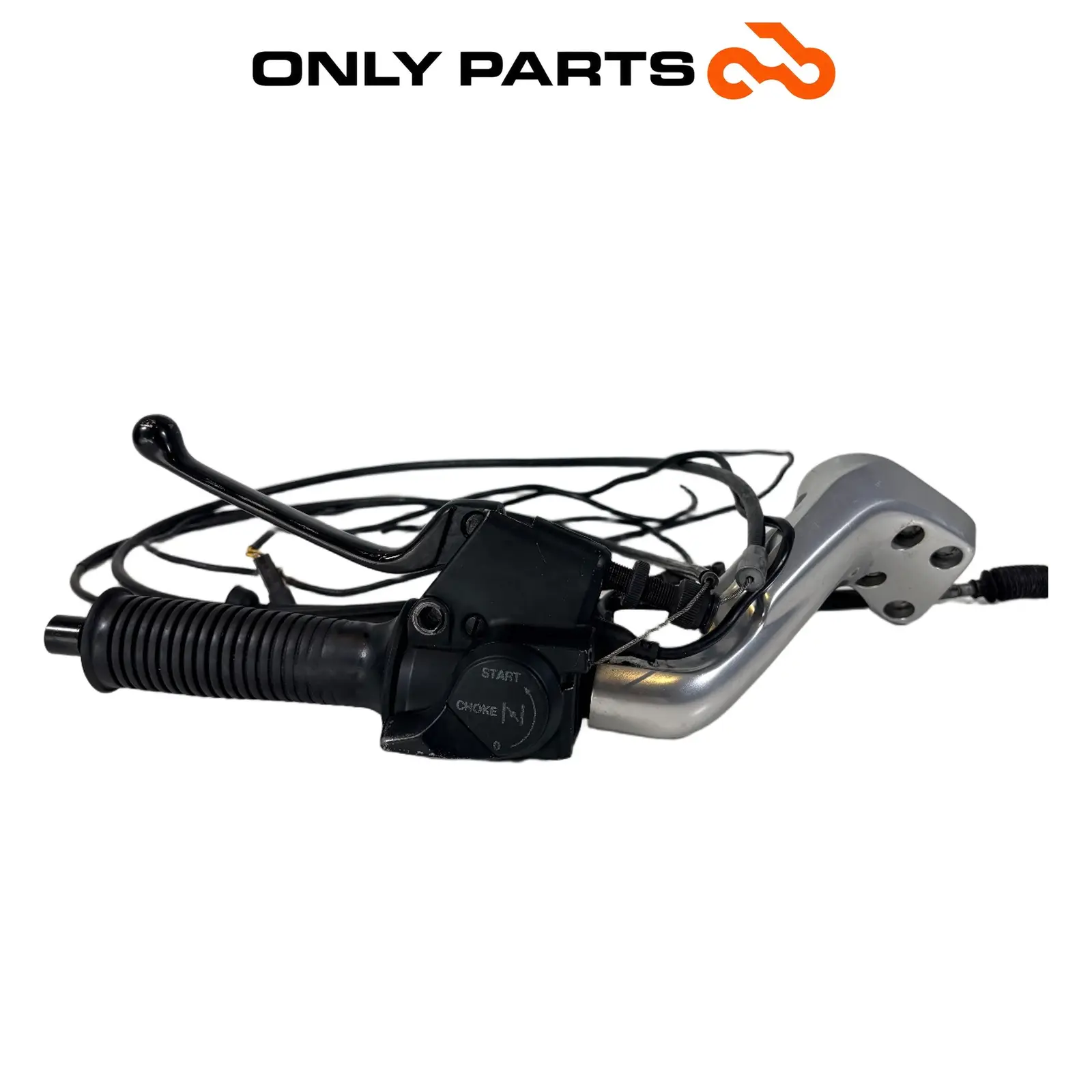 Semimanubrio destro con comando gas, blocchetto, pompa freno e cavi BMW R 850 R 1997 BMW R 850 R usato — foto reale 3