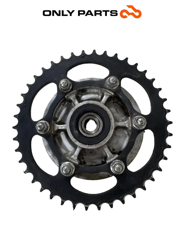 CORONA POSTERIORE + FLANGIA PORTACORONA KAWASAKI ER-5 ER5 500 2002 REAR SPROCKET — 3