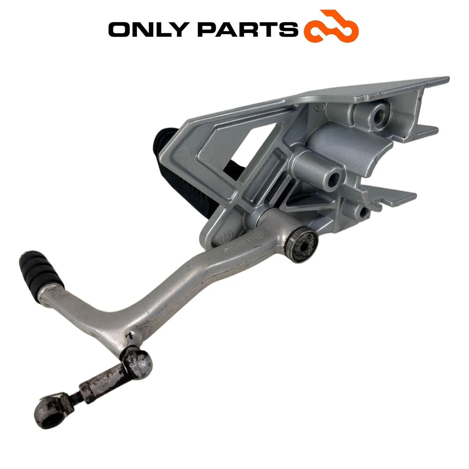 Piastra pedana sinistra con leva cambio e asta di rinvio (left footrest plate gear lever) BMW R 850 R 1997 BMW R 850 R usato — foto reale 4