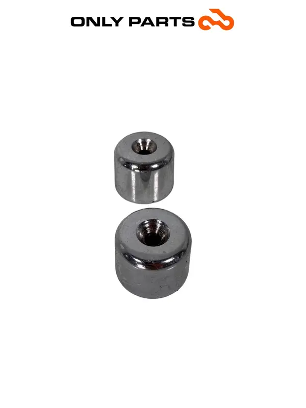 COPPIA CONTRAPPESI MANUBRIO BILANCIERI CROMATI PIAGGIO MP3 YOURBAN 300 CC 2013 — 3