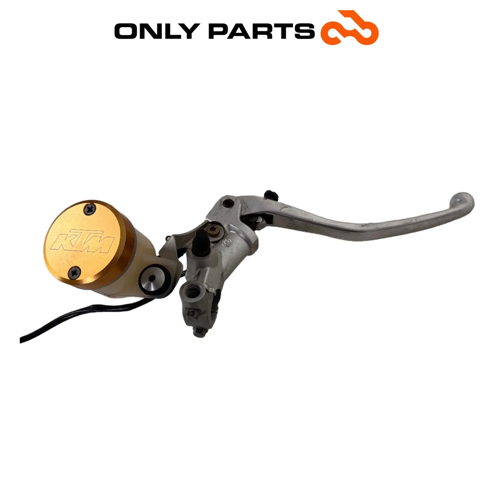 Gruppo pompa freno anteriore radiale KTM Super Duke 990cc 2006 Nero/Arancione usato — foto reale 1