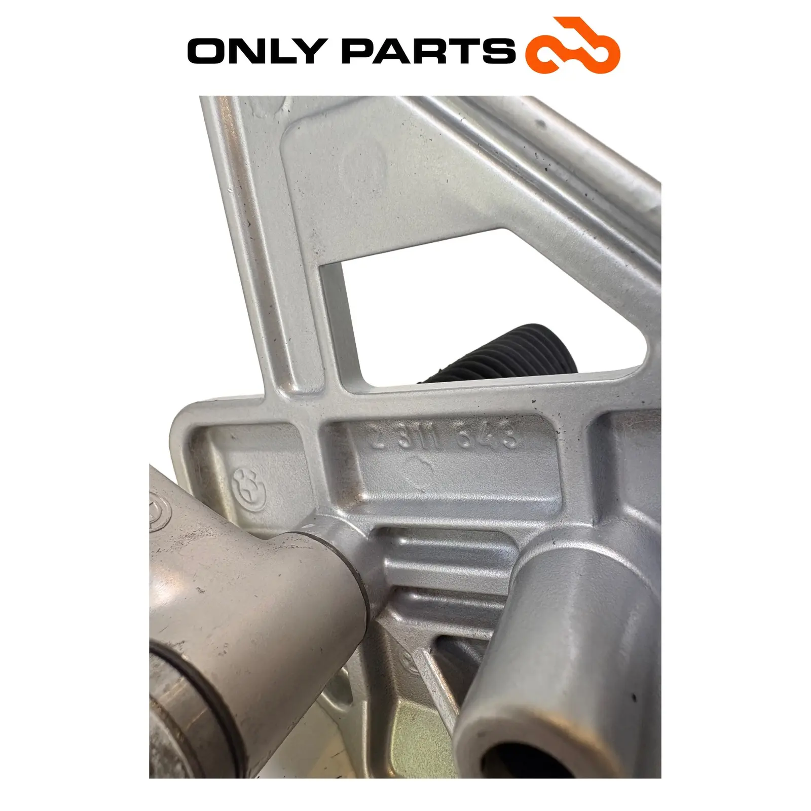 Piastra pedana sinistra con leva cambio e asta di rinvio (left footrest plate gear lever) BMW R 850 R 1997 BMW R 850 R usato — foto reale 10