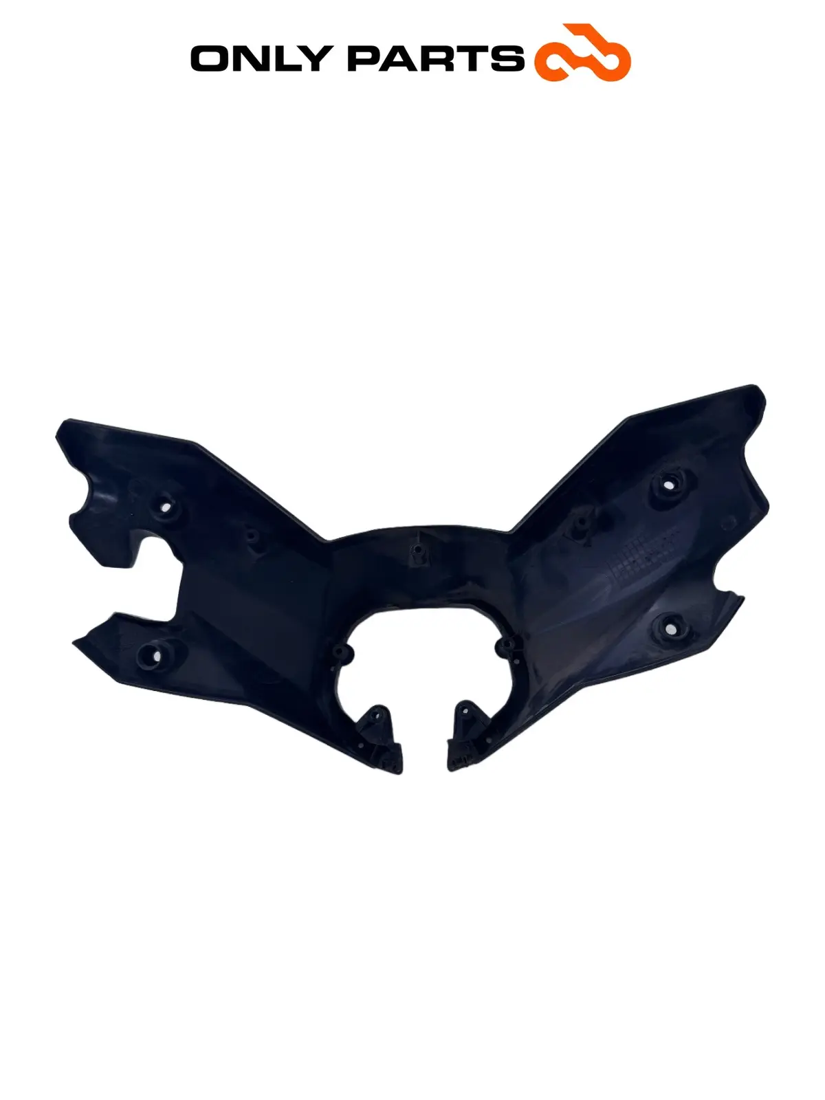 Guscio plastica coprimanubrio inferiore Yamaha X-max 125cc 2014 Grigio opaco usato — foto reale 3