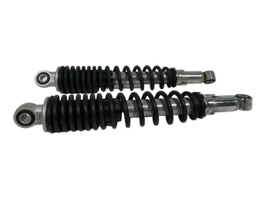 Coppia ammortizzatori posteriori Honda CBF 125cc 2009 Nero usato — foto reale 1