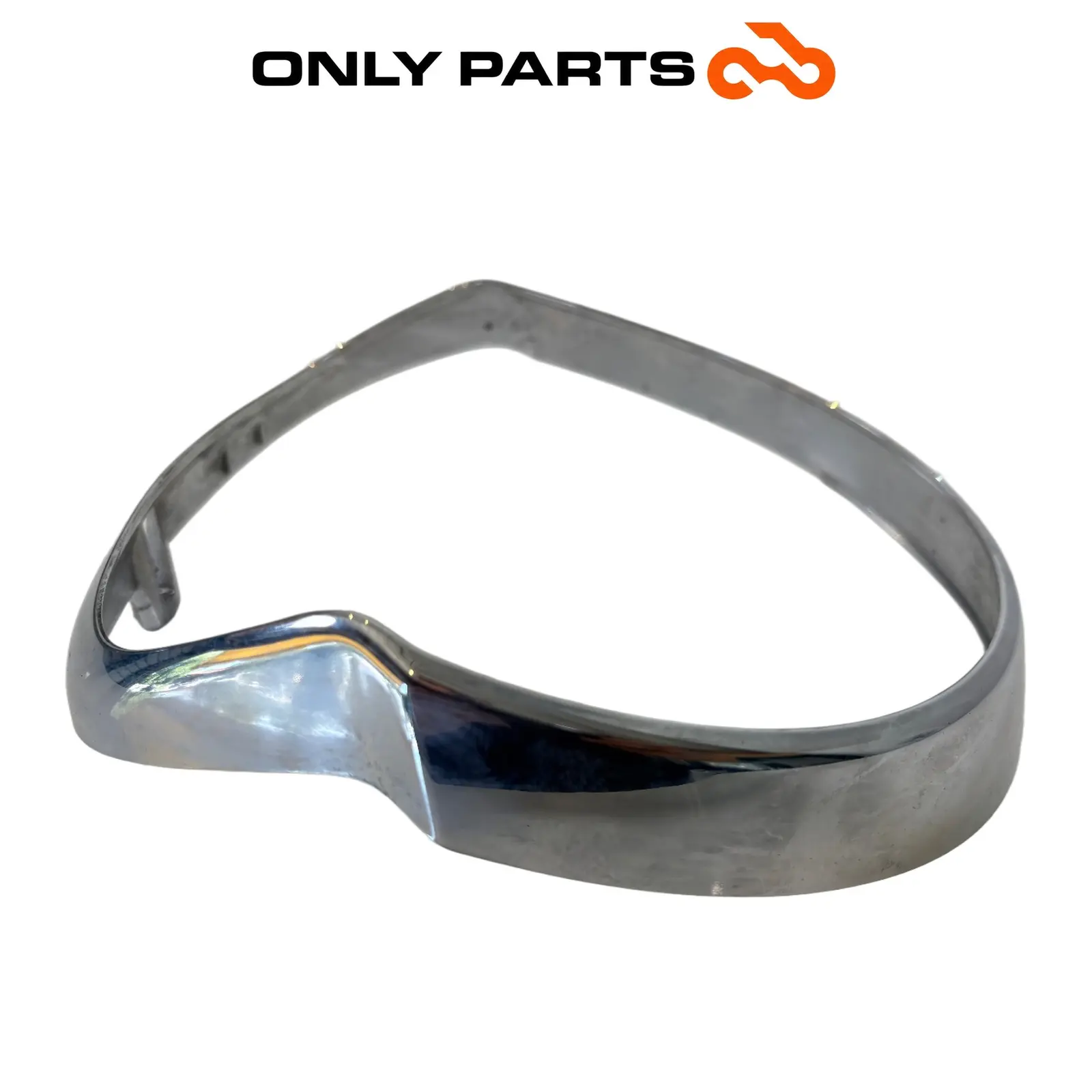 Cornice faro anteriore Aprilia Scarabeo 300cc 2010 Bianco usato — foto reale 2