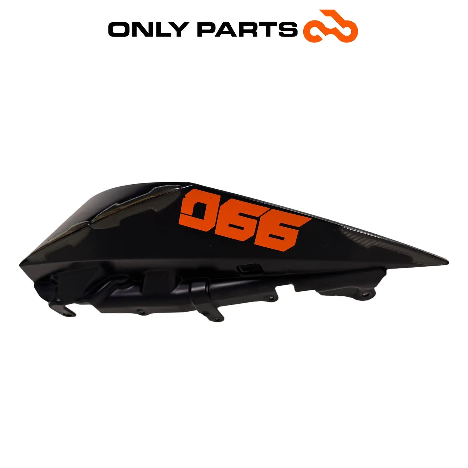 Fianchetto posteriore DX KTM Super Duke 990cc 2006 Nero/Arancione usato — foto reale 4