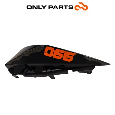 Fianchetto posteriore DX KTM Super Duke 990cc 2006 Nero/Arancione usato — foto reale 4