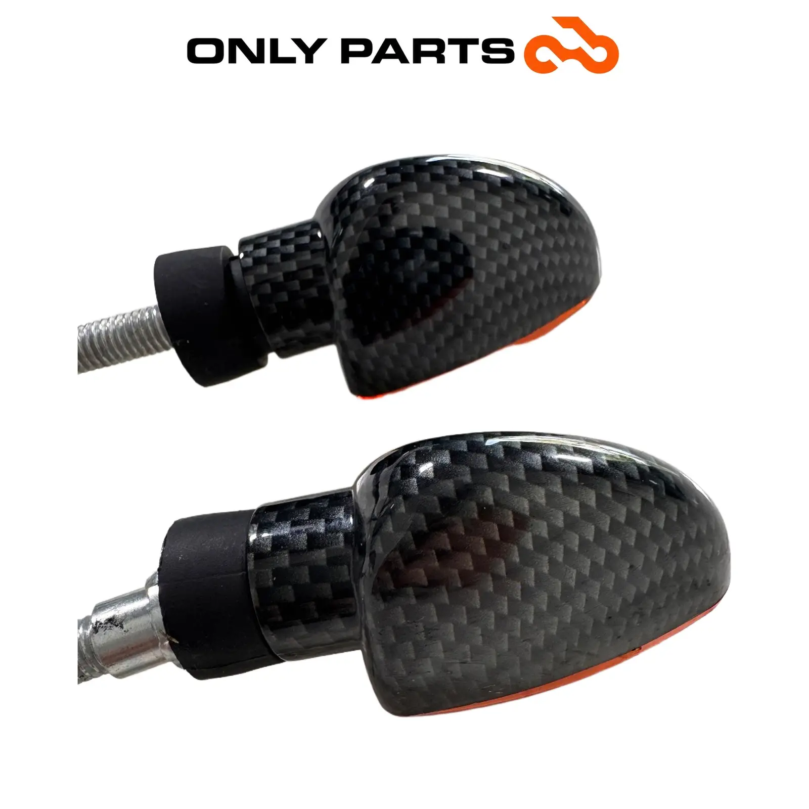 Coppia frecce anteriori KTM Super Duke 990cc 2006 Nero/Arancione usato — foto reale 6