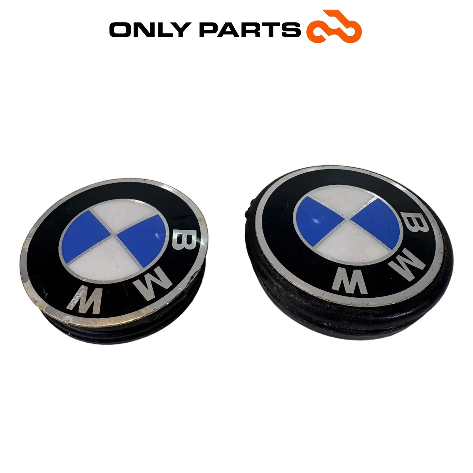Coppia emblemi BMW da serbatoio (tank badges emblems) BMW R 850 R 1997 BMW R 850 R usato — foto reale 3