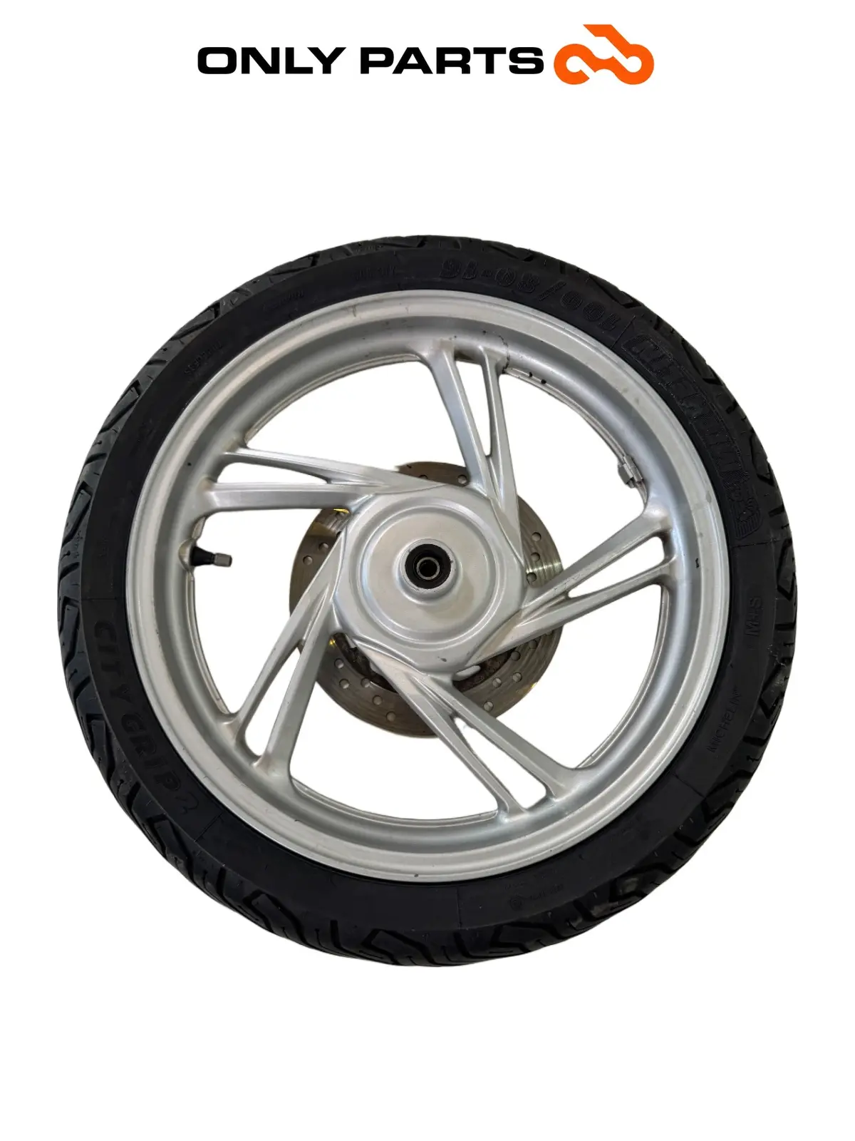 Used Complete front wheel rim / ABS disc Honda SH 150cc 2017 Nero — real photo 2