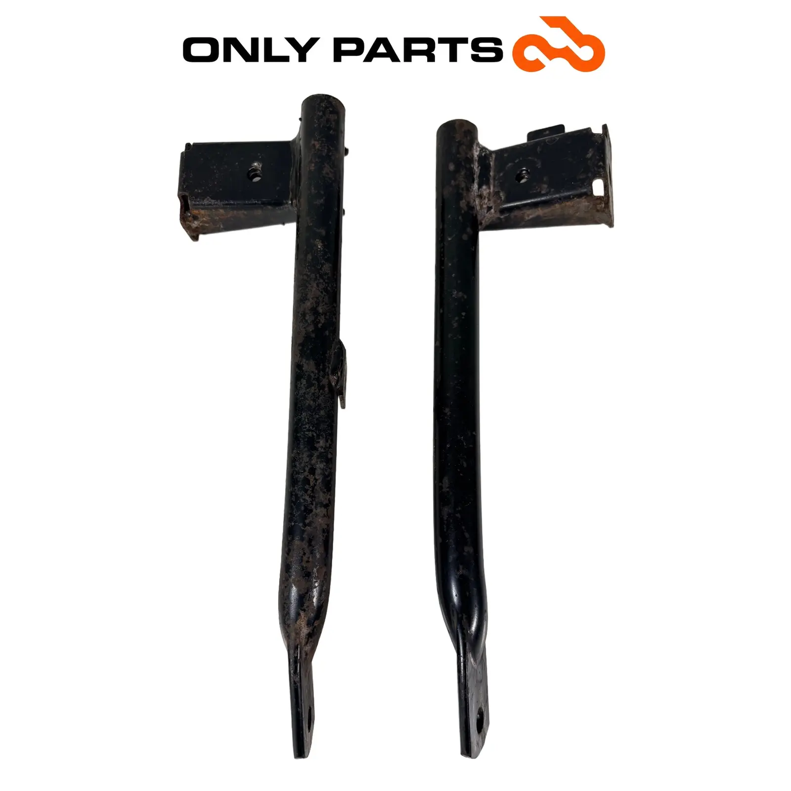 coppia staffe supporto pedana Honda Sh 150cc 2008 Grigio usato — foto reale 3