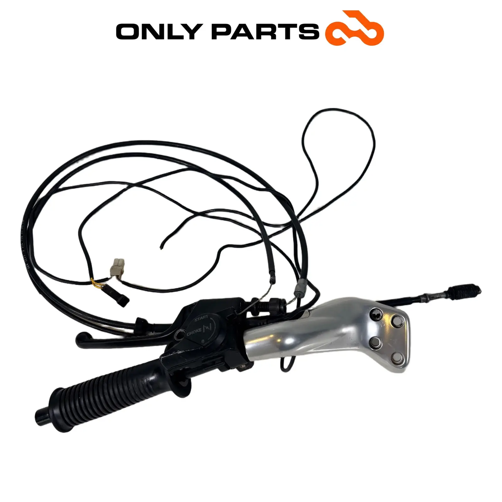 Semimanubrio destro con comando gas, blocchetto, pompa freno e cavi BMW R 850 R 1997 BMW R 850 R usato — foto reale 1