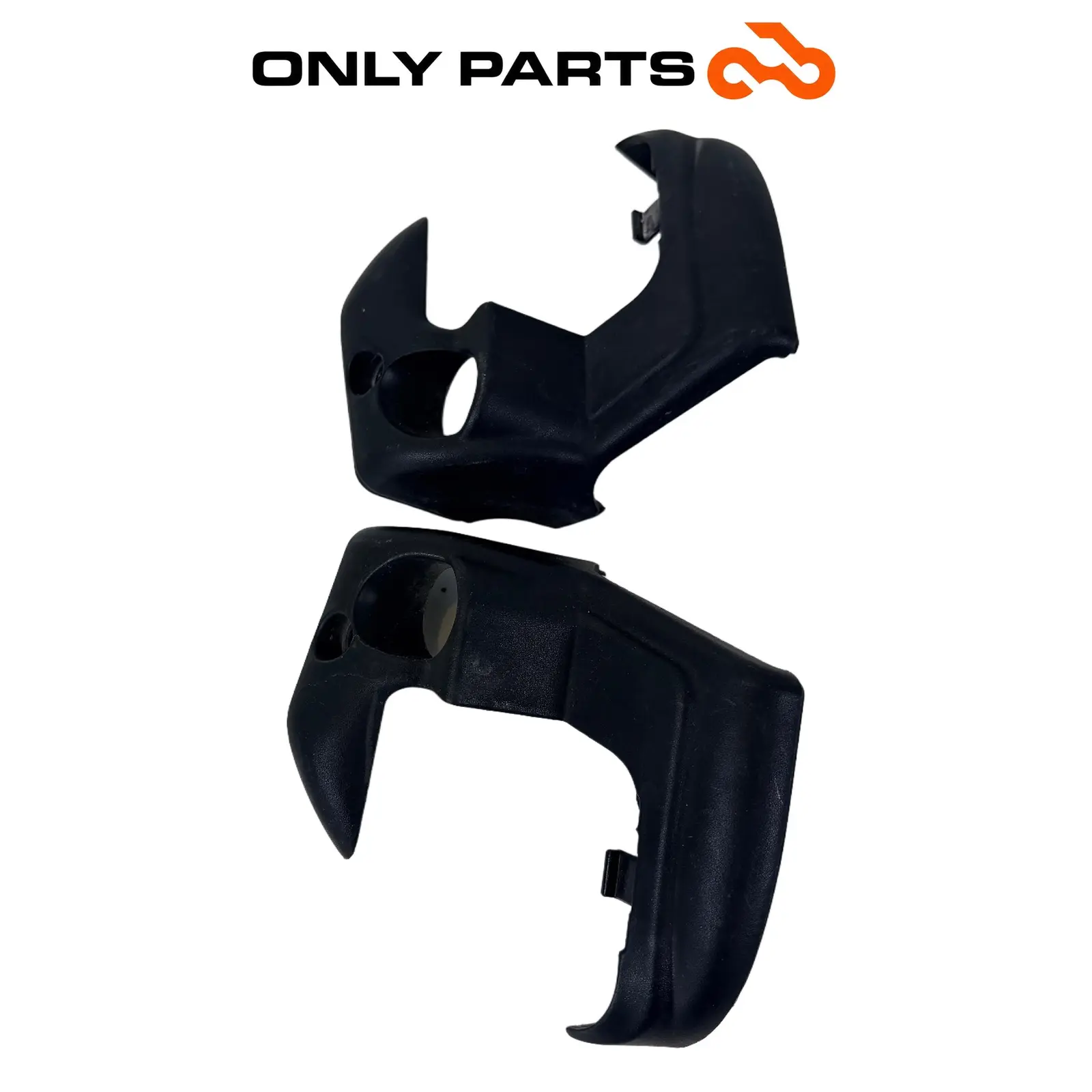 Coppia cover plastica 851810/11 Aprilia Scarabeo 300cc 2010 Bianco usato — foto reale 2