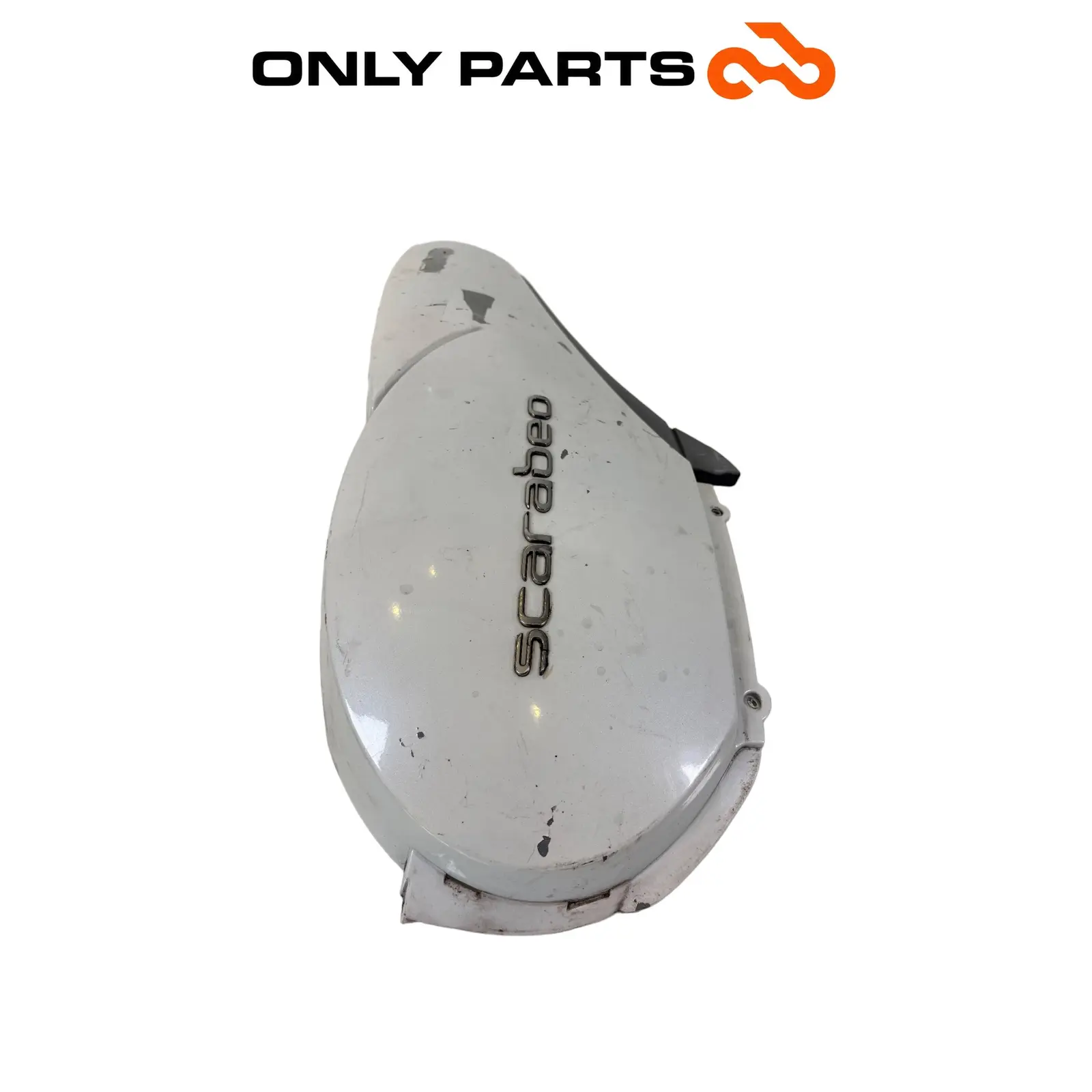 Fiancata posteriore SX Aprilia Scarabeo 300cc 2010 Bianco usato — foto reale 5