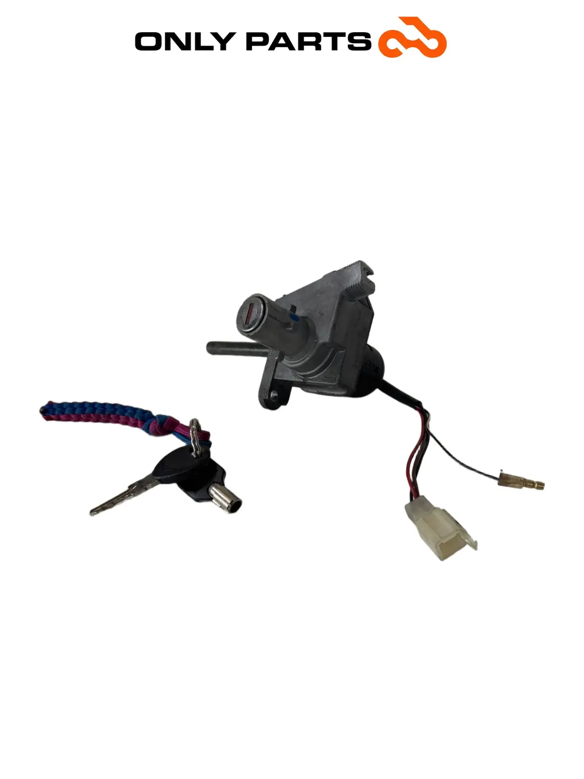 Blocchetto accensione con chiave Mbk Skyliner  125cc 1999 Blu usato — foto reale 2