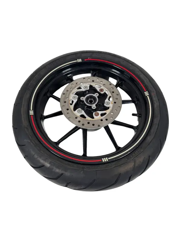 RUOTA POSTERIORE COMPLETA CERCHIO + DISCO + GOMMA KTM DUKE 200 2012 / REAR WHEEL