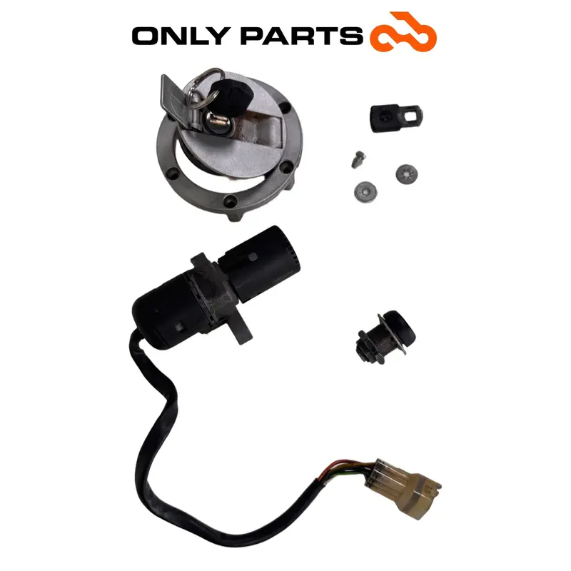BLOCCHETTO KIT CHIAVI SERRATURE COMPLETO KTM SUPER DUKE 990 CC 2006 LOCK KIT — 5