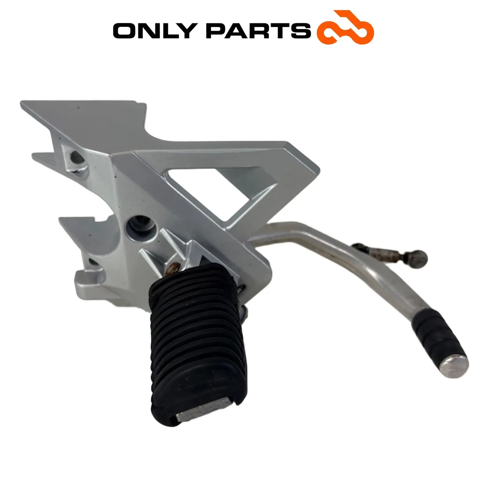 Piastra pedana sinistra con leva cambio e asta di rinvio (left footrest plate gear lever) BMW R 850 R 1997 BMW R 850 R usato — foto reale 2