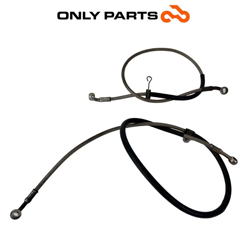 COPPIA TUBI FRENO IDRAULICI ANTERIORE POSTERIORE APRILIA SCARABEO 300 2010 HOSES — 2