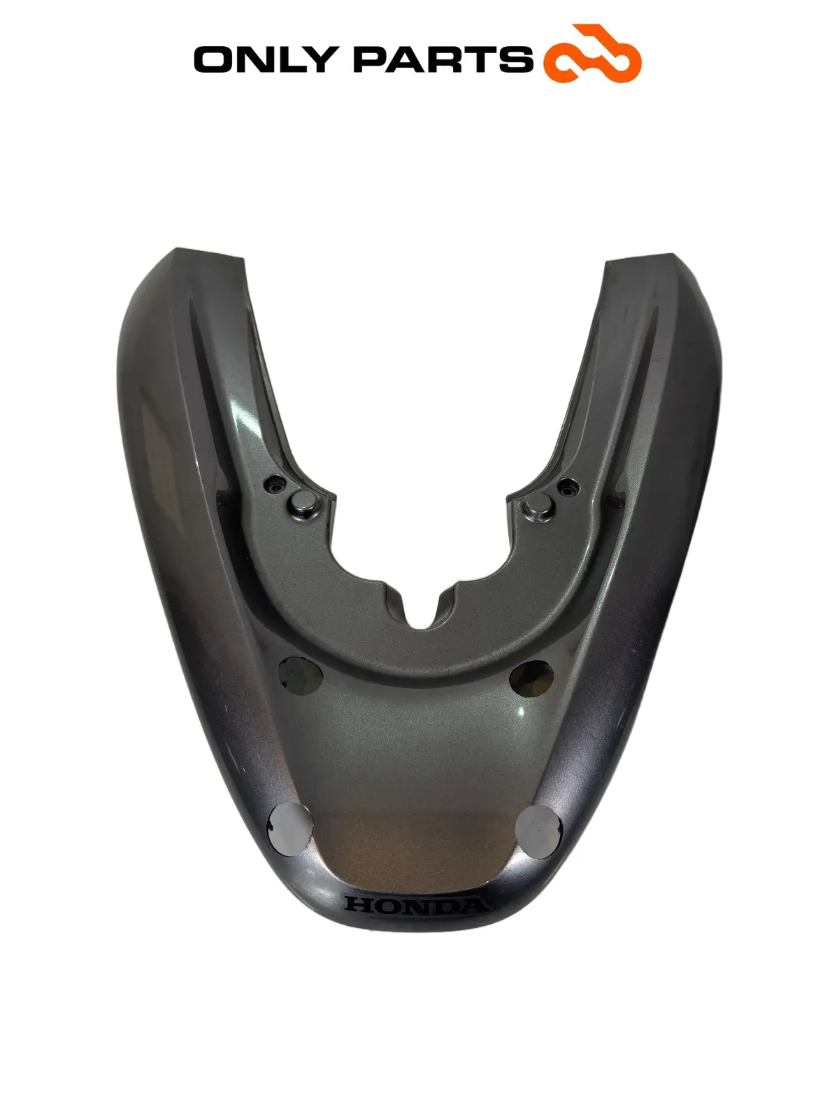 Used PASSENGER GRAB HANDLE COVER REAR SPOILER HONDA PCX 125 2011 Honda PCX 125cc 2011 Grigio — real photo 2