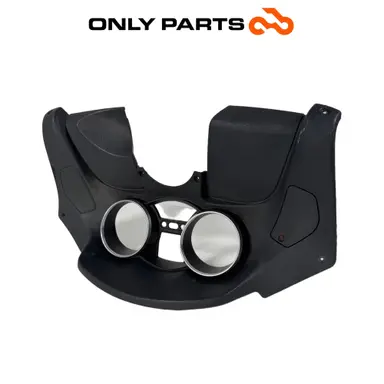 Cornice cruscotto cover strumentazione Piaggio MP3 250cc 2009 Grigio usato — foto reale 2