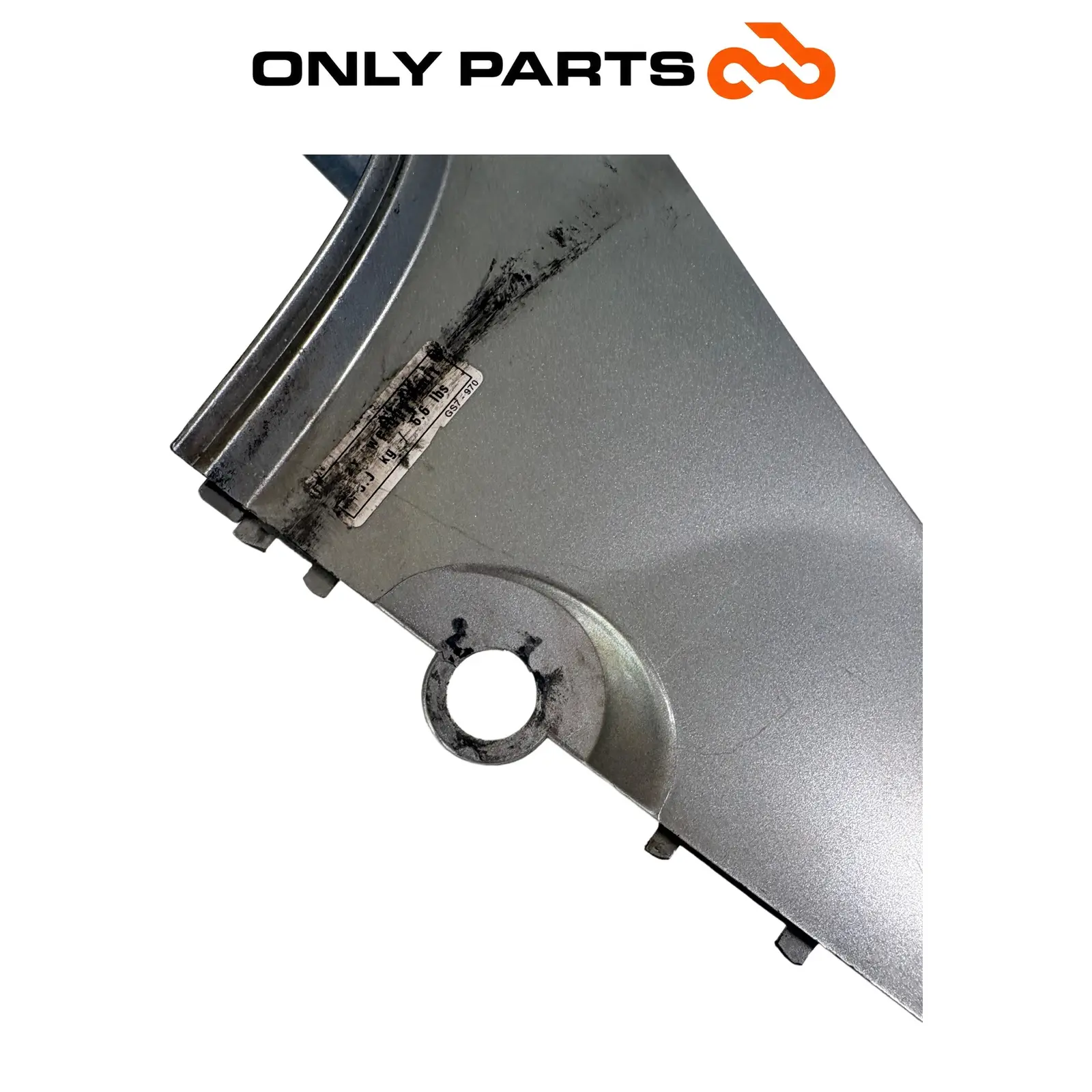 fianchetto posteriore DX Honda Sh 150cc 2008 Grigio usato — foto reale 4