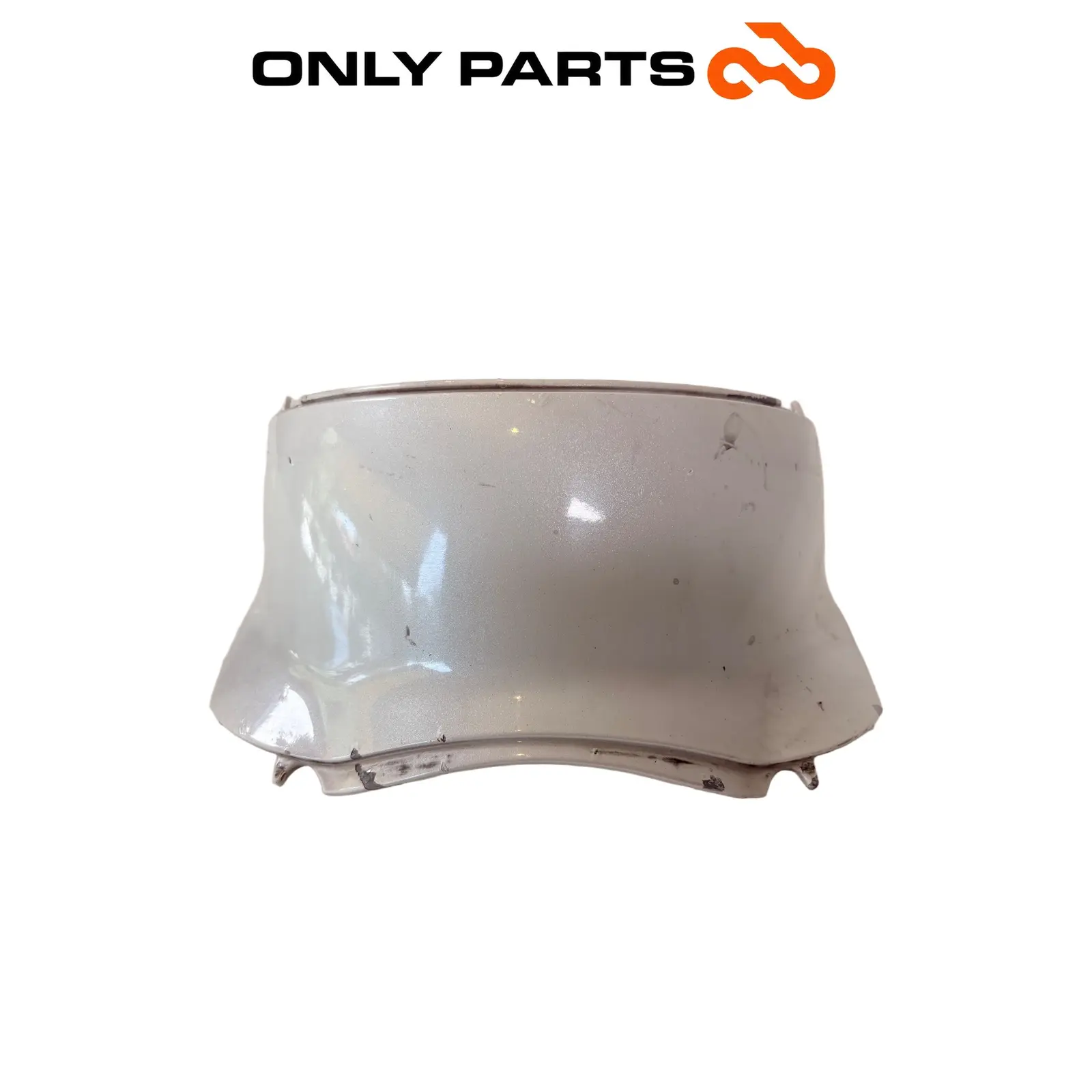 Carena frontale OEM 110083 Aprilia Scarabeo 300cc 2010 Bianco usato — foto reale 1
