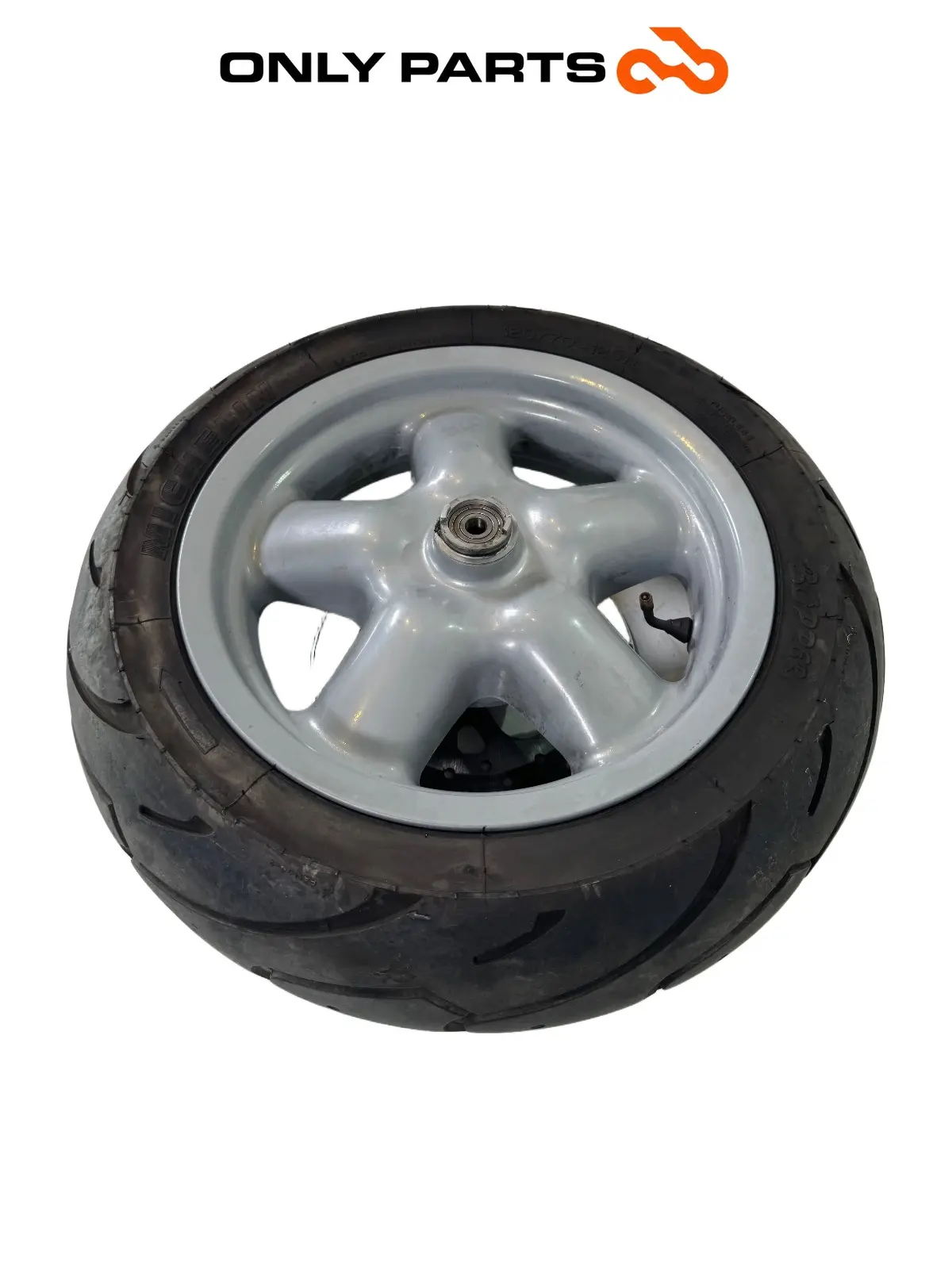 cerchio anteriore + disco freno Mbk Skyliner 125cc 1999 Blu usato — foto reale 8