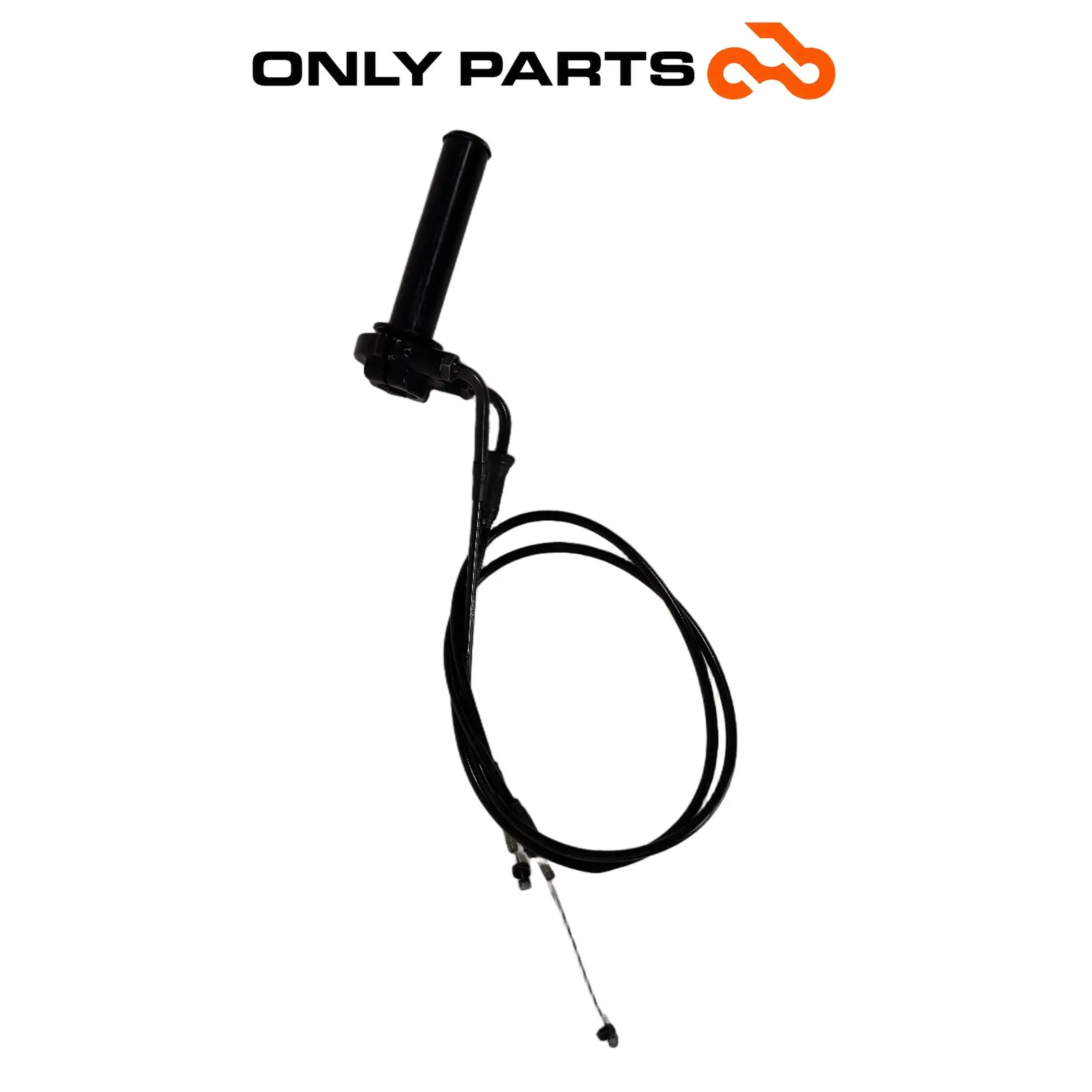 Manopola DX acceleratore / Comando gas KTM Super Duke 990cc 2006 Nero/Arancione usato — foto reale 4