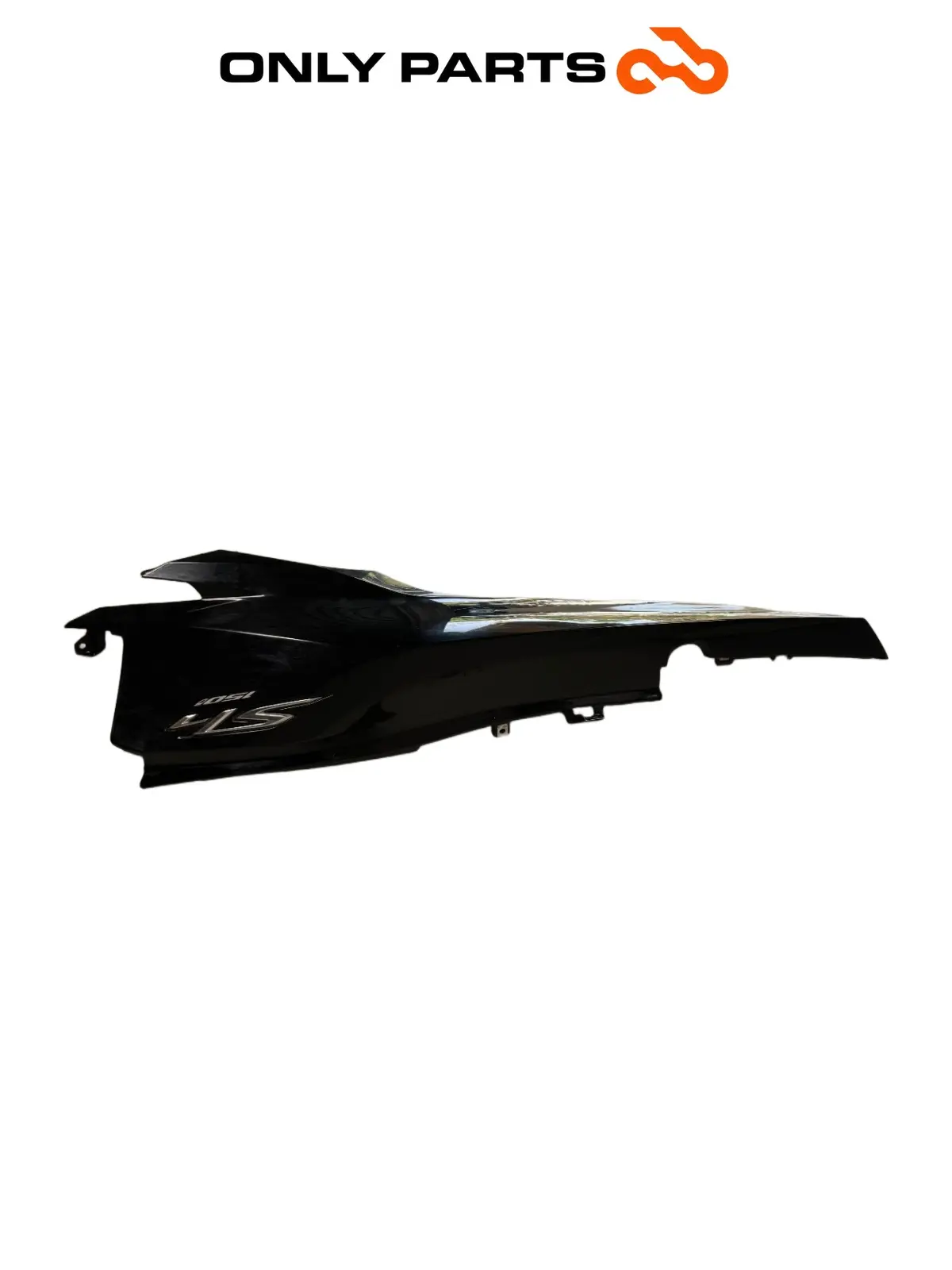 Gebrauchte SEITENVERKLEIDUNG HINTEN RECHTS HONDA SH 150 2017 83500-K77-V00 Honda SH 150cc 2017 Nero — echtes Foto 4