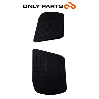 Coppia coperture pedana anteriore BMW C 400 X 400cc 2020 Blu usato — foto reale 2