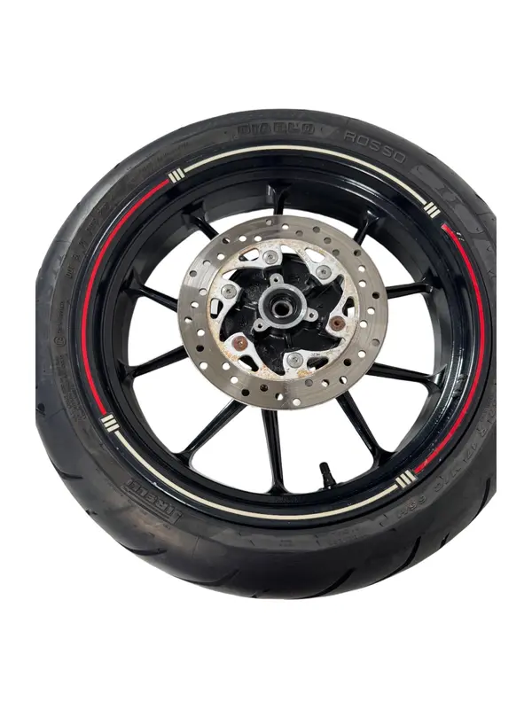 RUOTA POSTERIORE COMPLETA CERCHIO + DISCO + GOMMA KTM DUKE 200 2012 / REAR WHEEL — 3