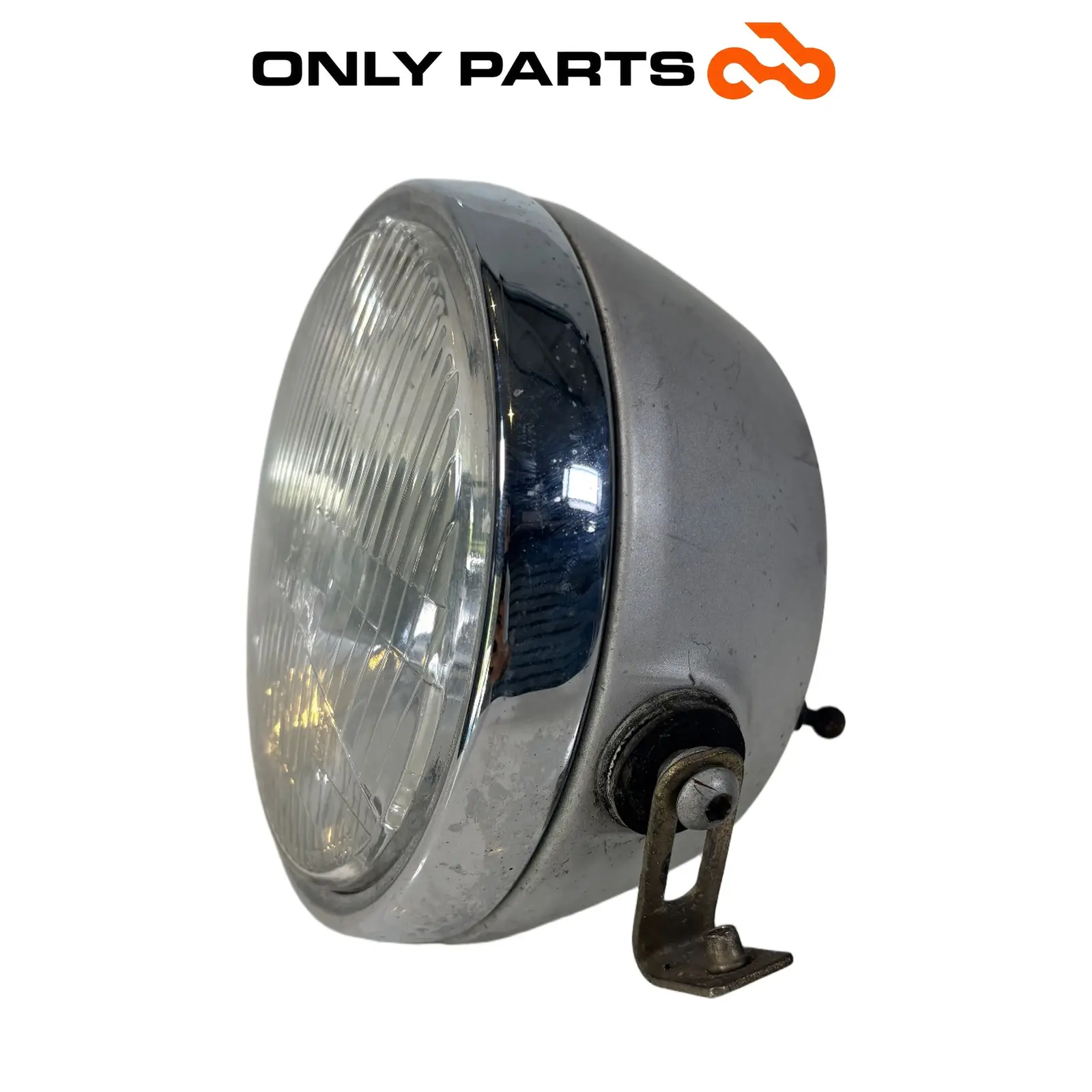 Faro anteriore tondo completo di parabola, vetro e anello cromato (headlight) BMW R 850 R 1997 BMW R 850 R usato — foto reale 4